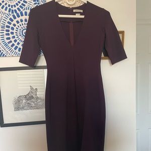 Stunning Deep Purple Fitted Babaton Dress